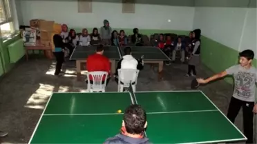 Hisarcık'ta Masa Tenisi Turnuvası