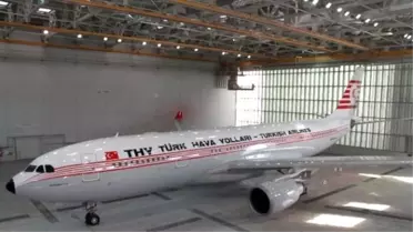 THY Uçağına 'Nostaljik' Boya