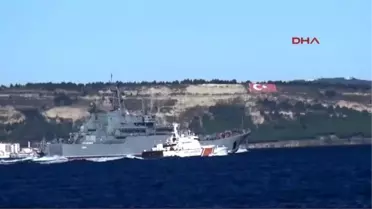 Çanakkale Rus Savaş Gemisi Marmara'ya Yol Aldı