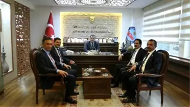 Ak Partili Belediye Başkanlarından Kaymakam Eldivan'a Ziyaret