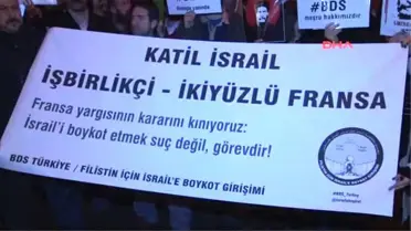 Fransız Başkonsolosluğu Önünde Bds Türkiye Eylemi...