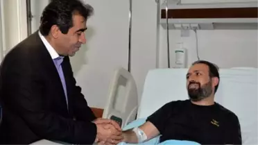 Vali Güzeloğlu'ndan Yaralılara Moral Ziyareti