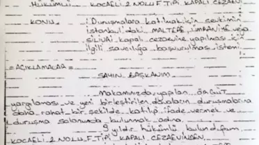 Ogün Samast, Dink Ana Davasında İfade Vermek İçin Cezaevinden Dilekçe Gönderdi