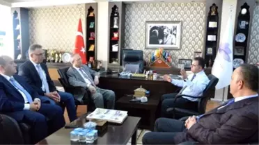TBMM Eski Başkanvekili Alptekin'den Aksoy'a Ziyaret