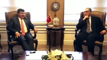 AB Türkiye Delegasyonu Başkanı Manservisi'nin Valilik Ziyareti