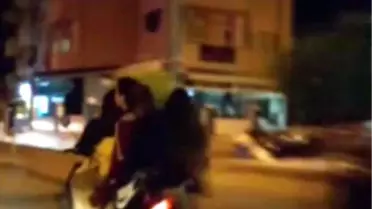 Kız Öğrencilerin Elektrikli Bisikletle Ölüm Oyunu