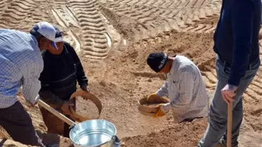 Denizli'de Bizans Dönemine Ait Üç Lahit Mezar Bulundu