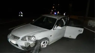 Mudanya'da Aşırı Hız ve Alkol Kazaya Yol Açtı: 2 Yaralı