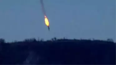 Türk Jetleri Sınır İhlali Yapan Uçağı Vurdu, Düşüş Anı Kamerada