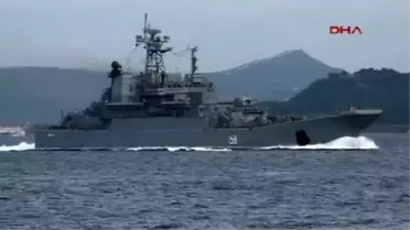 Russian Battleship Passes Through Dardanelles En Route To Mediterranean