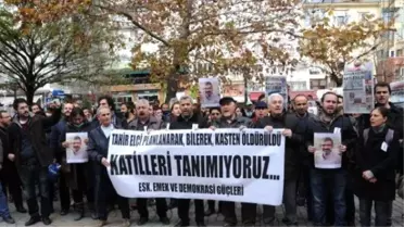 Eskişehir'de Tahir Elçi Eylemi