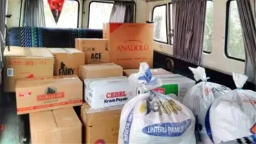 Gümüşkent Köyü Gençlerinden Türkmenlere Yardım