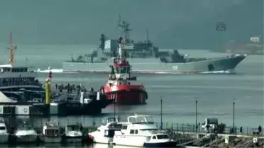 Rus Askeri Gemisi Çanakkale Boğazı'ndan Geçti