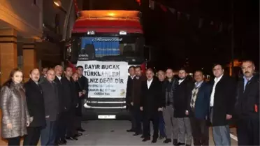 Çankırı'dan Bayır-bucak Türkmenleri İçin Yardım Konvoyu Yola Çıktı