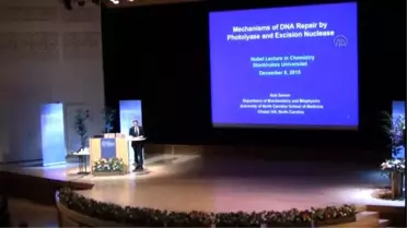 Nobel Ödüllü Sancar, Stockholm Üniversitesi'nde Konferans Verdi