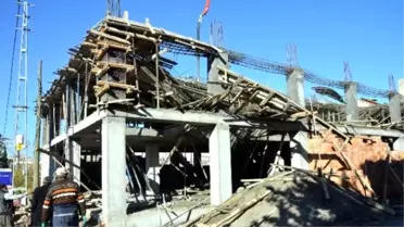 Tavanı Çöken İnşaattan Düşen İşçi Yaralandı
