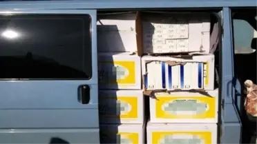 Afyonkarahisar'da 32 Bin 60 Paket Gümrük Kaçağı Sigara Ele Geçirildi