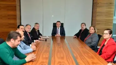 Başkan Böcek, Buğdaycı ve Dağlı'yı Tebrik Etti