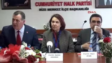 Rize Chp?li Erdoğdu: Terör Olaylarının Bu Duruma Nasıl Geldiğinin Analizi Yapılmalı