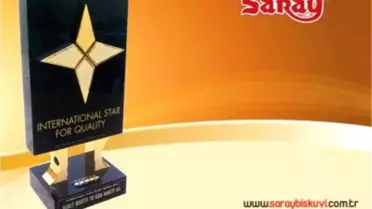 Saray Bisküvi Kalitesine Uluslararası Ödül