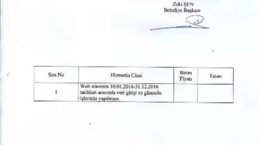 Kargı Belediyesi'nden 4 Kuruşluk İhale