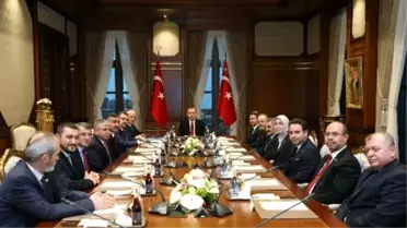 Meclis Başkanı Kahraman ve Başkanlık Divanı Üyeleri Beştepe'de
