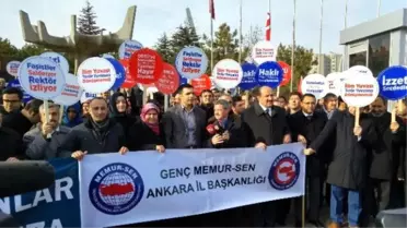 ODTÜ Önünde 'İbadet' Eylemi