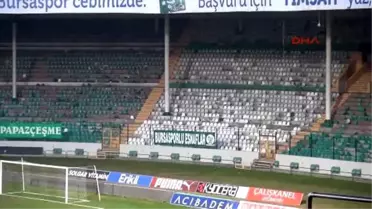 Bursa Atatürk Stadyumu'na Vedada Koltuklar Söküldü