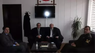 Şeyh Edabali Üniversitesi Rektörü Özcan'dan Osmaneli'ye Veda Ziyareti