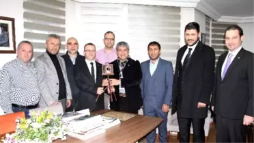 Antiad Başkan Adayı Aydın, Agc Başkanı Yeni'yi Ziyaret Etti