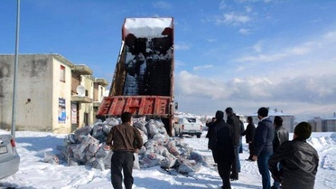 Tatvan'da Kömür Dağıtımı Devam Ediyor