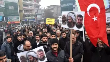 Iğdır'da Suudi Kralının Fotoğrafı Yakıldı