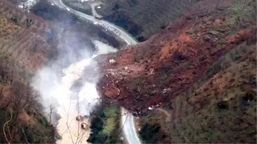 Giresun'da 'Heyelan Geliyorum' Dedi