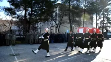 Şehitler Memleketine Uğurlandı! Üsteğmenin Konuşması Törene Damga Vurdu