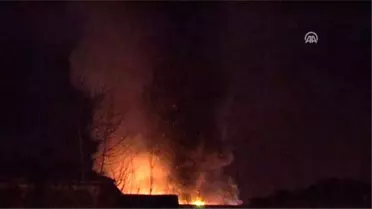 Tokat'ta İnşaat Malzemesi Satan İş Yerinde Yangın