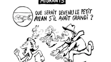 Charlie Hebdo'daki 'Alan Bebek' Karikatürü Fransa'da Polemik Yarattı