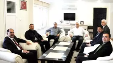 Rektör Şimşek'ten Saray Kaymakamı Arslan'a Ziyaret