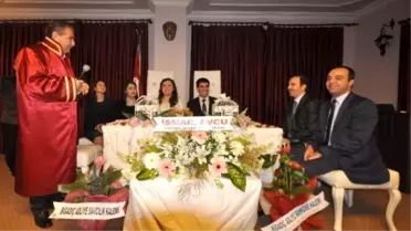 Savcı ve Hakim Dünya Evine Girdi