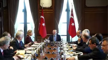 AB Temsilcileri Cumhurbaşkanlığı Külliyesi'nde