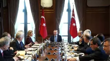 Cumhurbaşkanı Erdoğan, AB Heyetini Kabul Etti