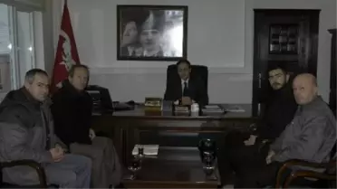 Elmalı Köyü Derneği'nden Kaymakam Altın'a Ziyaret