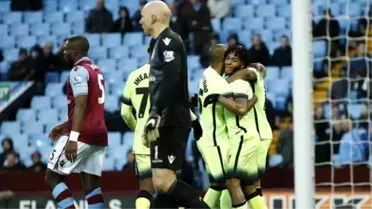 Manchester City, Aston Villa'yı 4-0 Yendi