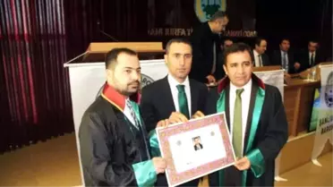 Şanlıurfa'da Stajyer Avukatlar Cübbelerini Giydi
