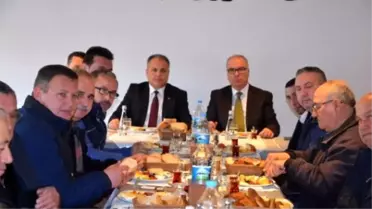 Başkan Hacı Taksicilerle Kahvaltıda Buluştu