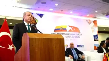Cumhurbaşkanı Erdoğan, Türkiye-Ekvador İş Konseyi Toplantısında Konuştu