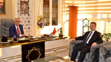 Orman Bölge Müdürü Ergüven'den Başkan Güler'e Ziyaret