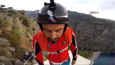 Fethiye 330 Metreden Kelebekler Vadisi'ne Atladı