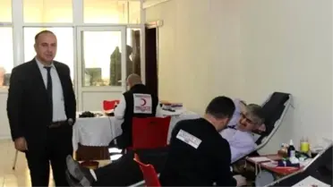 Beyşehir'de Hükümet Binasında Kan Bağışı Kampanyası
