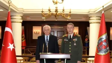 Emekli Orgeneral Işık Koşaner, Genelkurmay Başkanı Hulusi Akar'ı Ziyaret Etti