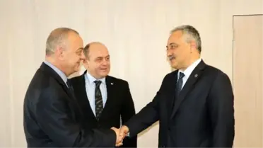 Gürcan ve Öz'den Başkan Ergün'e Ziyaret